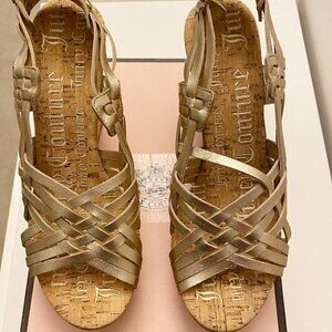JUICY COUTURE Kody Wedges Cork Gold
